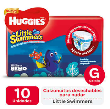 Pañales Huggies Little Swimmers G 10u