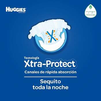 Pañales Huggies Triple Protección G 48u