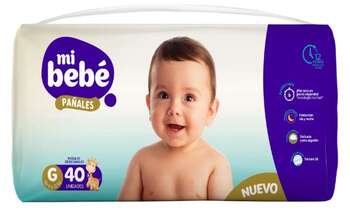 Pañales Mi Bebe G 40u